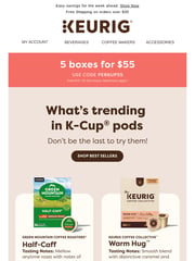 Email Inspiration from Keurig