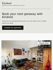 Email Inspiration from Kindred