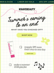 Email Inspiration from KraveBeauty