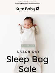 Email Inspiration from Kyte Baby