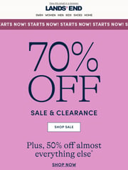 Email Inspiration from Lands' End