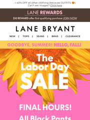 Email Inspiration from Lane Bryant