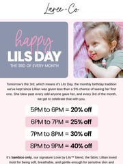 Email Inspiration from Laree + Co.