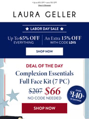 Email Inspiration from Laura Geller