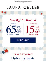 Email Inspiration from Laura Geller