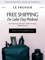 Email Inspiration from Le Prunier®