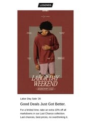 Email Inspiration from Legends