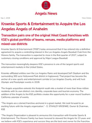 Email Inspiration from Los Angeles Angels