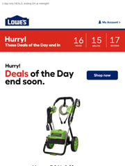 Email Inspiration from Lowe’s Home Improvement