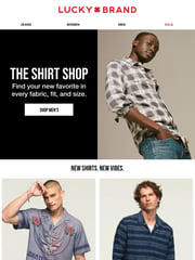 Email Inspiration from Lucky Brand
