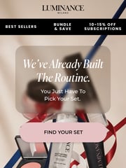 Email Inspiration from Luminance Milano