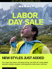 Email Inspiration from Mammut