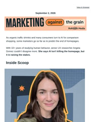 Email Inspiration from Marketing Against the Grain