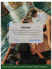 Email Inspiration from Matt & Jack