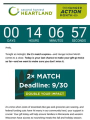 Email Inspiration from Midnight Deadline @ 2harvest.org