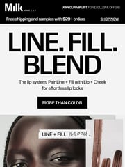 Email Inspiration from Milk Makeup