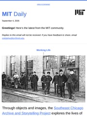 Email Inspiration from MIT Daily from MIT News