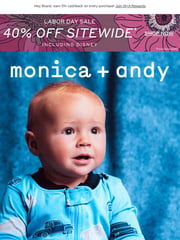 Email Inspiration from Monica + Andy