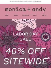 Email Inspiration from Monica + Andy