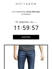 Email Inspiration from Mott & Bow