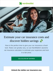 Email Inspiration from NerdWallet