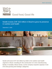 Email Inspiration from Nestlé S.A.