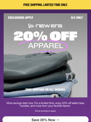 Email Inspiration from New Era Cap