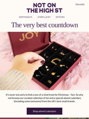 Email Inspiration from Not On The High Street