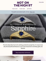 Email Inspiration from Not On The High Street