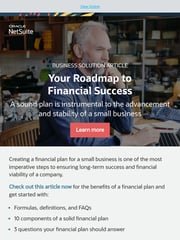 Email Inspiration from Oracle NetSuite