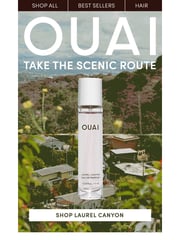 Email Inspiration from OUAI