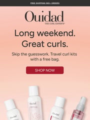 Email Inspiration from Ouidad®