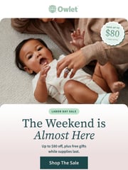 Email Inspiration from Owlet Baby Care