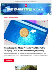 Email Inspiration from PCMag Security Watch