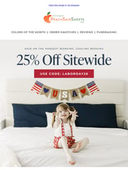 Email Inspiration from PeachSkinSheets