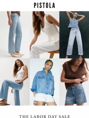 Email Inspiration from Pistola Denim