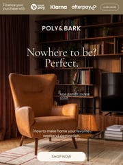 Email Inspiration from Poly & Bark