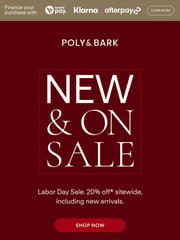 Email Inspiration from Poly & Bark