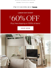 Email Inspiration from Pottery Barn Teen Sale