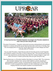 Email Inspiration from Princeton University