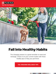 Email Inspiration from Purina & Our Brands