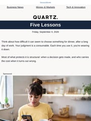 Email Inspiration from Quartz Leadership