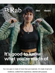 Email Inspiration from Rab®