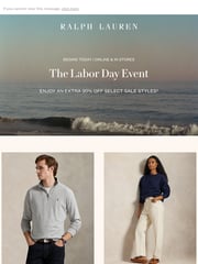 Email Inspiration from Ralph Lauren