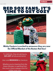 Email Inspiration from Red Sox Partners