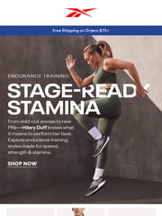 Email Inspiration from Reebok