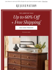 Email Inspiration from Rejuvenation