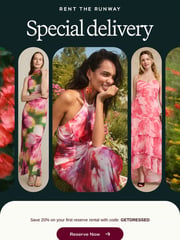 Email Inspiration from Rent the Runway