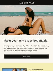 Email Inspiration from ResortPass