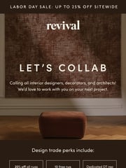 Email Inspiration from Revival
